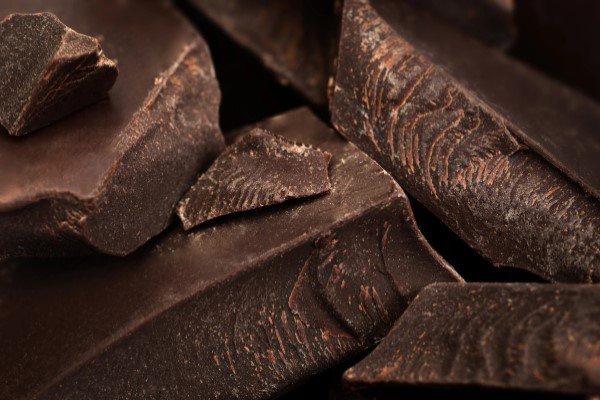 Close Up View of Chopped Chocolate