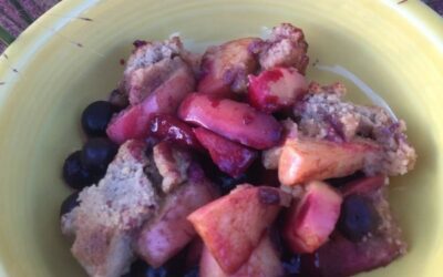 Recipe Inspiration of the Day: Sunset Apple Blueberry Crisp